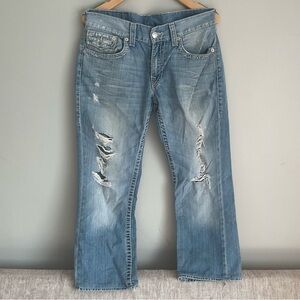True Religion Light Blue Denim Jeans